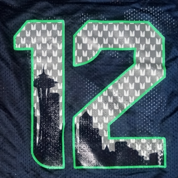 Seattle Seahawks 12th Fan City Scape Jersey NEW - Picture 1 of 7